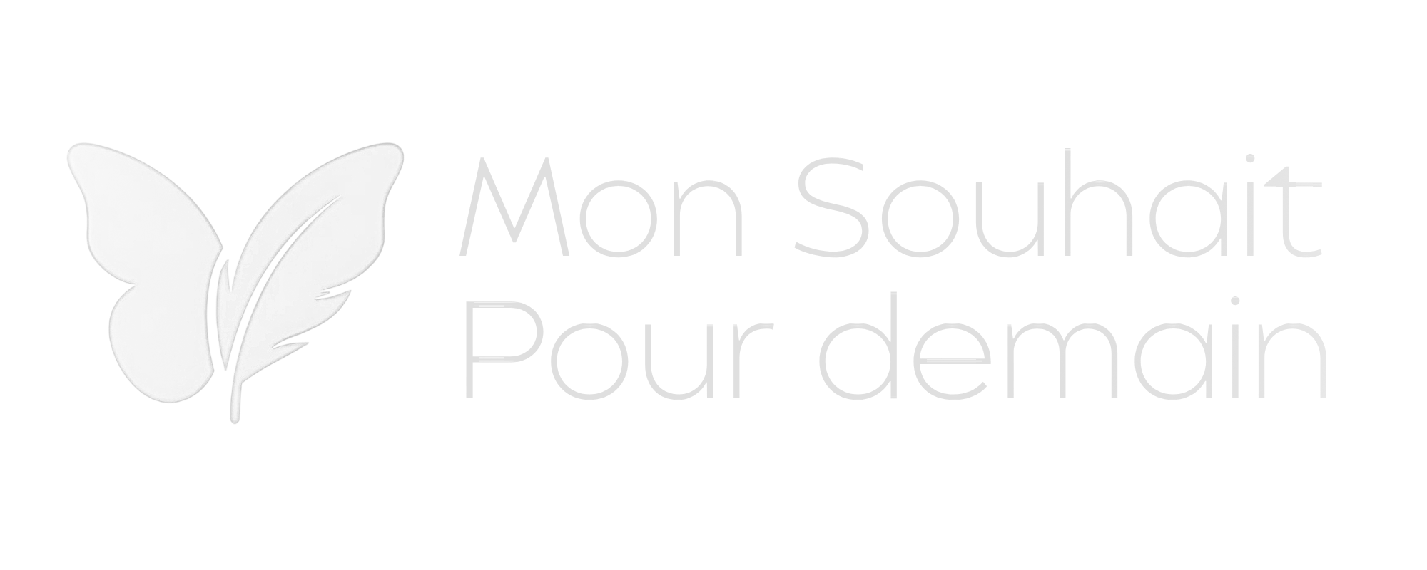 mon souhait pour demain - logo blanc